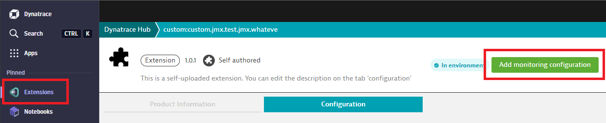 add configuration