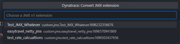 extension choice