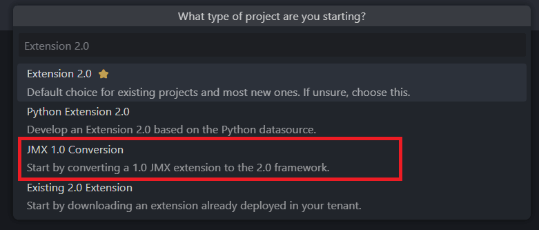 project types