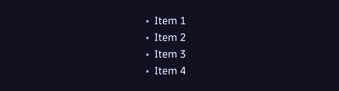 List